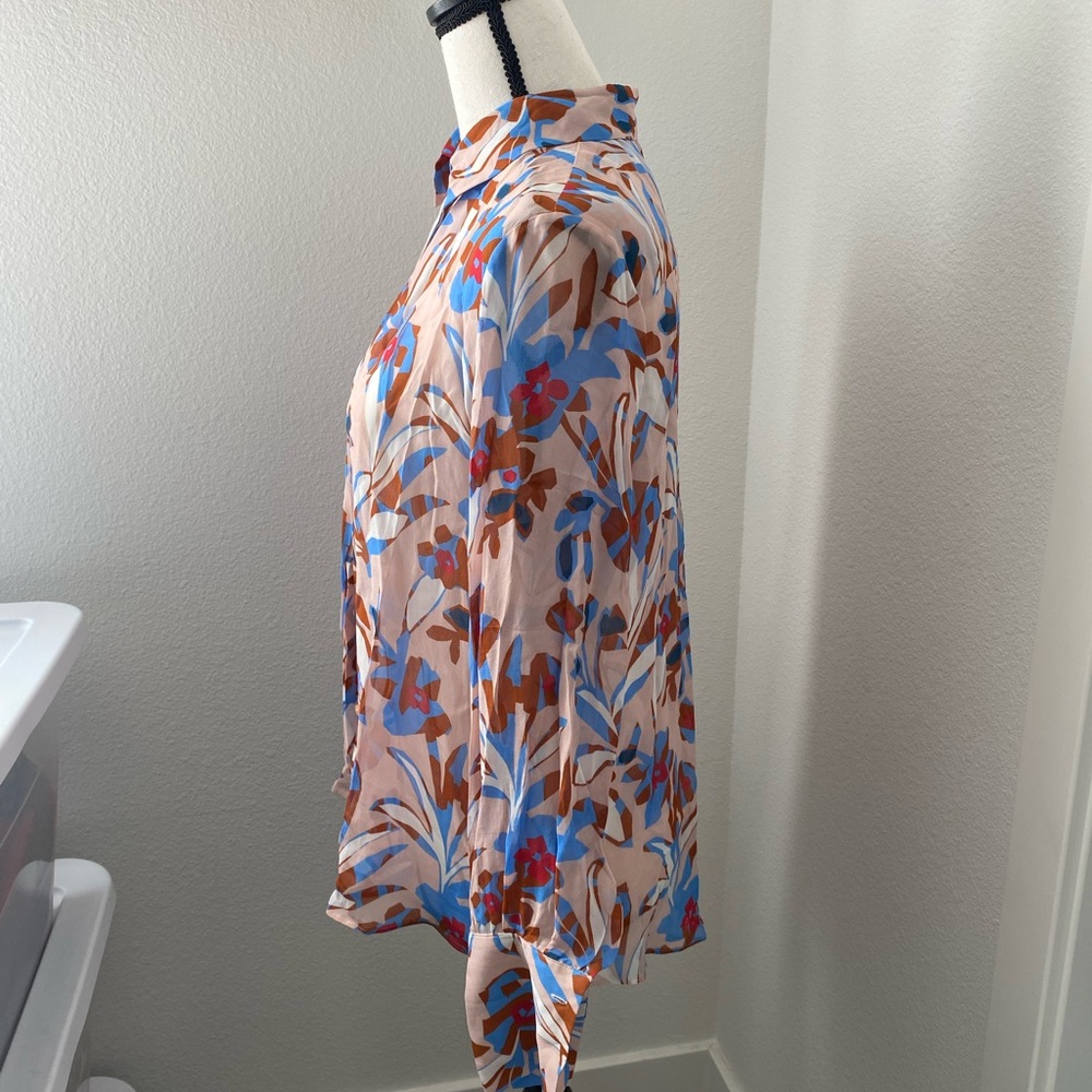 Massimo Dutti Patterned Button Up Blouse - image 3